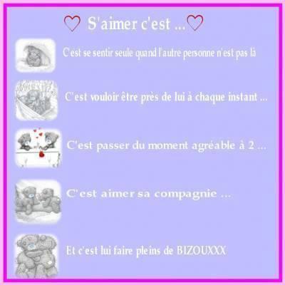 S'aimer c'est ..........